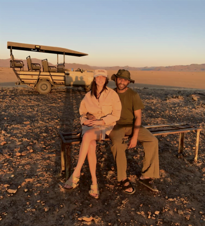 Sara et Alex en Namibie