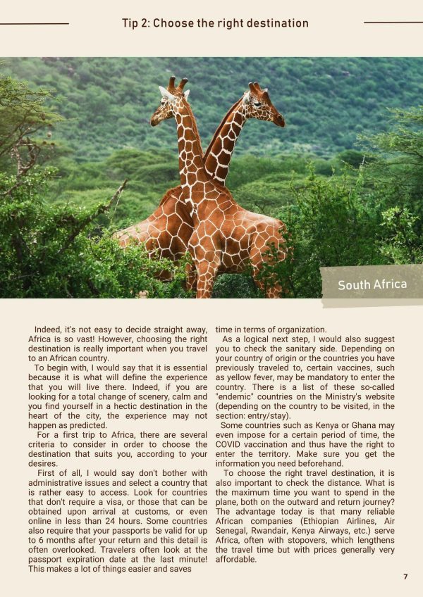 Les 5 conseils pour réussir son premier voyage en Afrique – Image 5